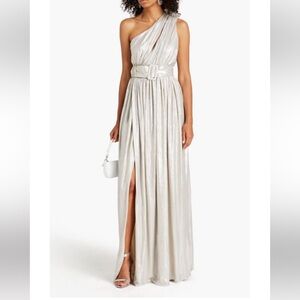 Retrofete Andrea Maxi Dress— Platinum, X-Small